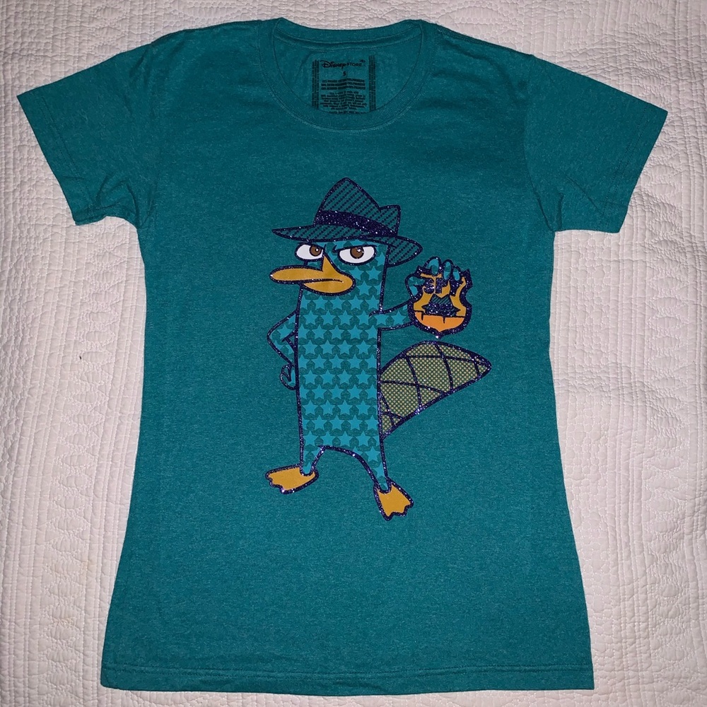 🎉 BNWOT Disney Store Perry The Platypus Tee S